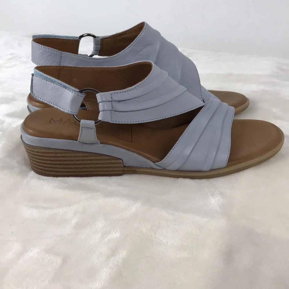 Mago Made in Turkey Women's Blue Sandals - Picture 2 of 16